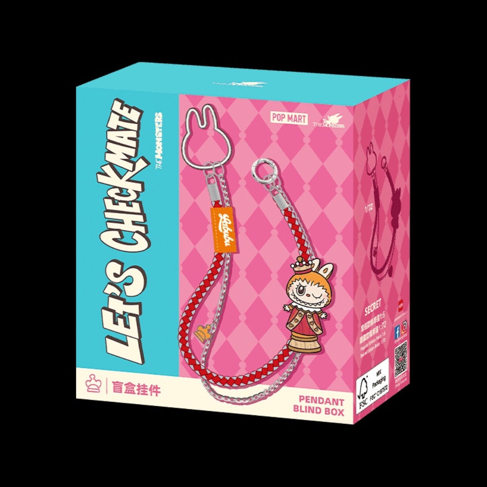 Pop Mart The Monsters Let’s Checkmate Series Pendant Blind Box